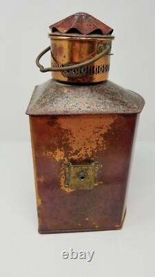 Bakboord Vintage Nautical Dutch Copper Lantern Light Excellent condition