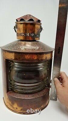 Bakboord Vintage Nautical Dutch Copper Lantern Light Excellent condition