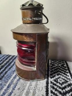 Bakboord Vintage Nautical Dutch Copper Lantern Light Made In Holland