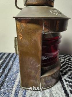 Bakboord Vintage Nautical Dutch Copper Lantern Light Made In Holland