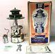 Beautiful Vintage 11/67 Coleman 237 Empire Kerosene Lantern w Box & Accs