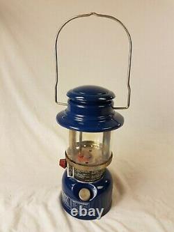 Blue Coleman 321A Lantern dated 7-74 NEAR MINT Condition & Working Order