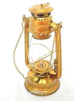 Brass Hurricane Lantern Vintage Look Hanging Oil Lamp Lantern Working Lamp Gift