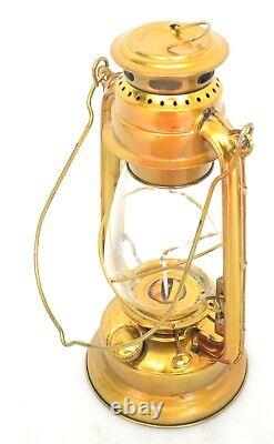 Brass Hurricane Lantern Vintage Look Hanging Oil Lamp Lantern Working Lamp Gift