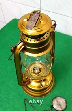 Brass Kerosene Oil Lantern Antique Reproduction Vintage Oil Lamp Handmade W Gift