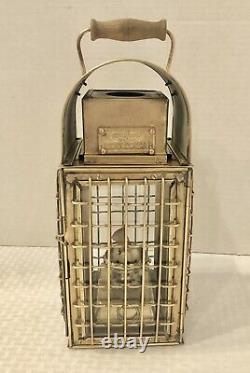 Brass Lantern Junk Light Oil Use Made Great Britain 1966 No. 670 Maritime light