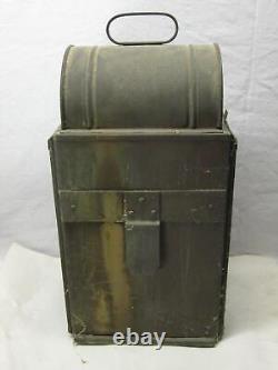 Brass WM Porters & Sons Wall Hanging Lantern Lamp Barn Oil Kero Candle Old Vtg