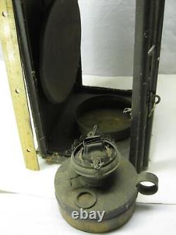 Brass WM Porters & Sons Wall Hanging Lantern Lamp Barn Oil Kero Candle Old Vtg