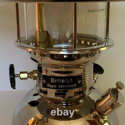 Britelyt Rapid 500CP Lantern Kerosene Multi Fuel Polished Chrome Plated Unused