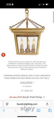 CHAPMAN & MYERS Cornice Small Lantern