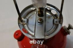 COLEMAN 1969 Lantern 200A 69 Red with Box Single Mantle Works Nice