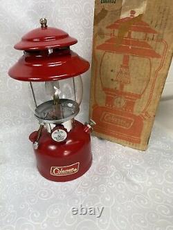 COLEMAN 200A GLOBE LANTERN WithBOX AND PAPERS NOS, RARE HTF USA, 07-1972 MINT
