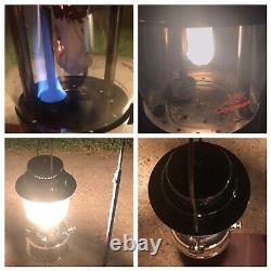 COLEMAN EMPIRE 237 11/68 Kerosene Lantern w ORIG BOX & Many EXTRAS Vintage WORKS