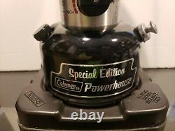 COLEMAN SPECIAL EDITION Black Powerhouse Lantern With Case Vintage NEW