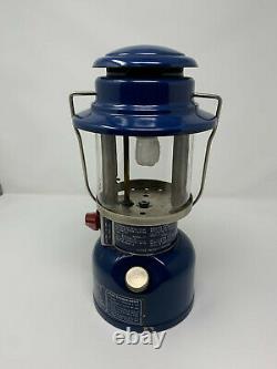 Canadian Blue Coleman 321 Lantern July 1977