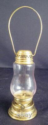 Circa 1900 Fancy Brass Skater's Kerosene Oil Lantern with Bail Handle S-2 Page 39