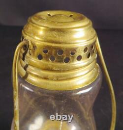 Circa 1900 Fancy Brass Skater's Kerosene Oil Lantern with Bail Handle S-2 Page 39