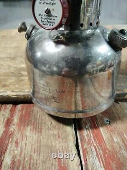 Coleman 1950 Model 200 Single Mantle Lantern 1st Year Dated 11/50 Tested Works