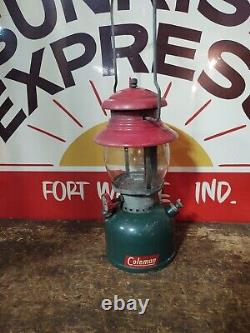 Coleman 1951 200A Single Mantle Christmas Lantern Dated 11/51 Untested