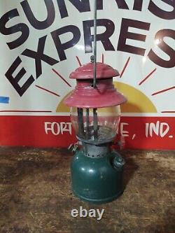 Coleman 1951 200A Single Mantle Christmas Lantern Dated 11/51 Untested