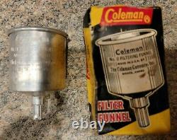 Coleman 200A Manufactured 2/64 with Red Guillotine Metal Case