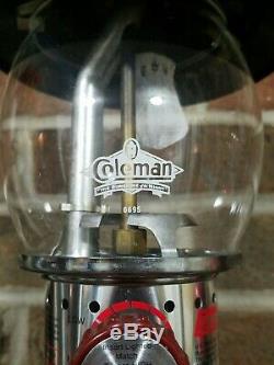 Coleman 200B red lantern 8 of 95 date near mint condition. Fired only once