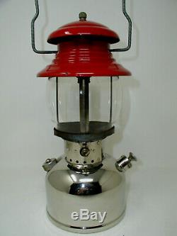 Coleman 200 Lantern Chrome 4/52 With Box SELLING AS IS & UNTESTED