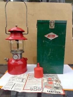 Coleman 200 Red Lantern, 5-1964, MINT, like Optimus Petromax Hasag Primus