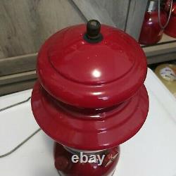 Coleman 200a Burgundy Lantern