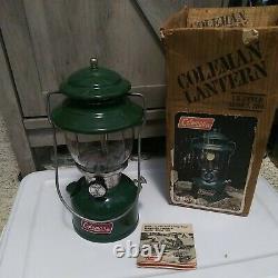 Coleman 200a Lantern With Box. Near Mint 11 of 80 date