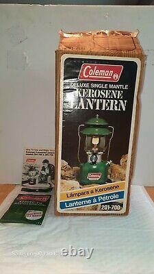 Coleman 201 Kerosene Lantern 9/84