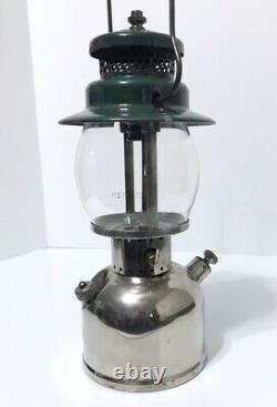Coleman 242A 7/35 RARE 1935 Nickel Gas Lantern ALL ORIGINAL 242-A Vintage NICE