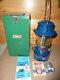 Coleman Blue 321 Lantern with steel case, #999 mantles, & funnel nice condition