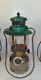 Coleman Green Lantern 242B with globe 8/36, used, repaired fount