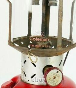 Coleman Lantern Model 220e 1963 Vintage Antique Sun / Sold as is untested
