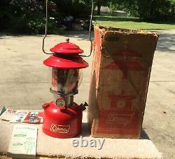 Coleman Model 200A Cherry Red Lantern 1 70