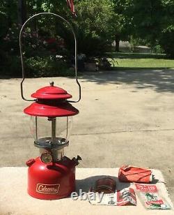 Coleman Model 200A Cherry Red Lantern 1 70