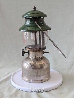 Coleman Model 202 Single Mantel Lantern The Sunshine Of The Night Green Vintage