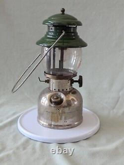 Coleman Model 202 Single Mantel Lantern The Sunshine Of The Night Green Vintage