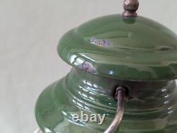 Coleman Model 202 Single Mantel Lantern The Sunshine Of The Night Green Vintage