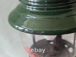 Coleman Model 202 Single Mantel Lantern The Sunshine Of The Night Green Vintage