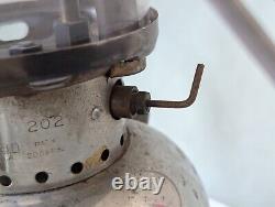 Coleman Model 202 Single Mantel Lantern The Sunshine Of The Night Green Vintage