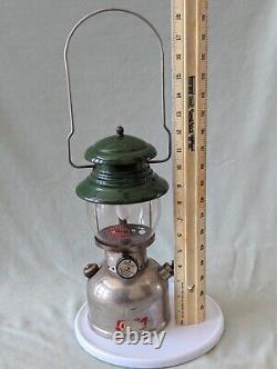 Coleman Model 202 Single Mantel Lantern The Sunshine Of The Night Green Vintage