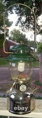 Coleman Model 202 Single Mantle Lantern 10/63 Given By Vp Of Coleman To Father