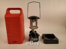 Coleman Peak 1 222b Single Mantle Backpacking Camping Lantern 05/93 With Case