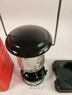 Coleman Peak 1 222b Single Mantle Backpacking Camping Lantern 05/93 With Case