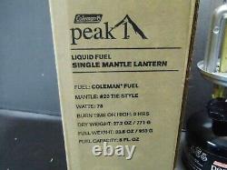 Coleman Peak 1 Small Single Mantle Lantern Model 3022-722 Nos