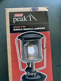 Coleman Peak 1 Small Single Mantle Lantern Model 3022-722 Nos