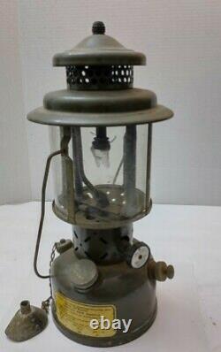 Coleman US Army Military 1952 Gasoline Leaded Fuel Lantern model 252A