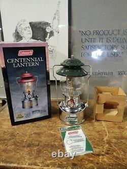 Coleman Unfired Centennial Lantern 200B NIB Dated 5/00 Brand New Unused with Box